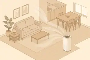 Air Purifier CADR for Open-Plan Living Rooms Explained